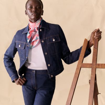 入手困難】エルメス シルク ウール切替 鍵総柄 スカーフ柄